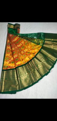 Pure Pochampally Soft Silk Sarees With Blouse (11)