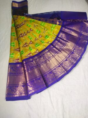 Pure Pochampally Soft Silk Sarees With Blouse (18)