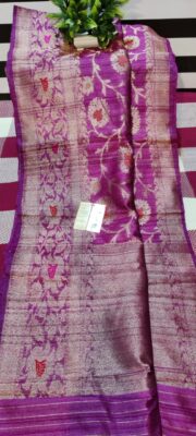 Banaras Handwoven Tussar Silk Sarees (12)