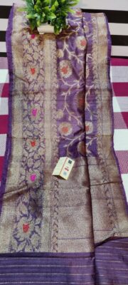 Banaras Handwoven Tussar Silk Sarees (5)