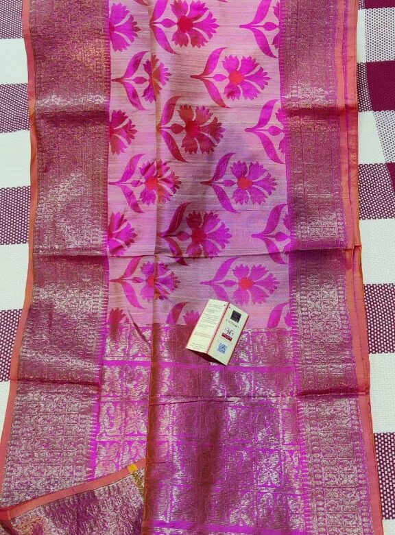 Banaras Handwoven Tussar Silk Sarees (9)