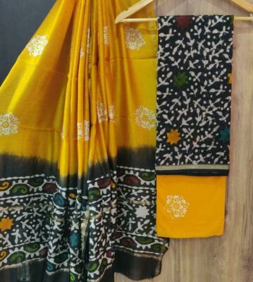 Beautiful Chanderi Silk Dresses (14)