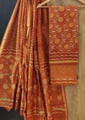Beautiful Chanderi Silk Dresses (32)
