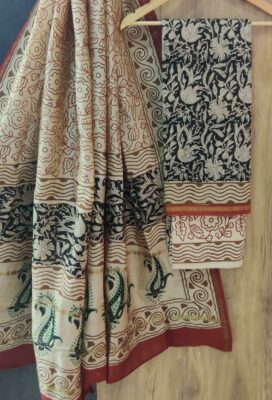 Beautiful Chanderi Silk Dresses (40)