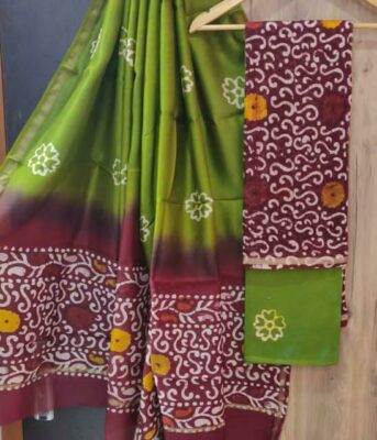 Beautiful Chanderi Silk Dresses (44)