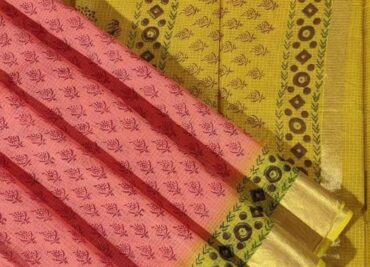 Beautiful Kota Silk Sarees With Block Prints (1)