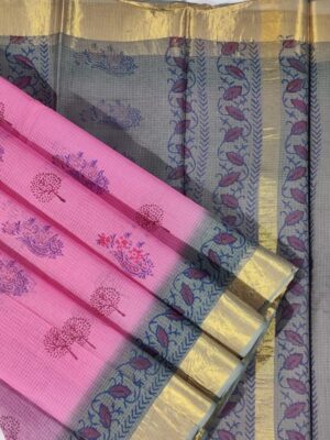 Beautiful Kota Silk Sarees With Block Prints (9)