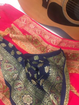 Exclusive Georgeete Sarees With Blouse (12)