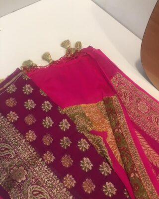 Exclusive Georgeete Sarees With Blouse (13)