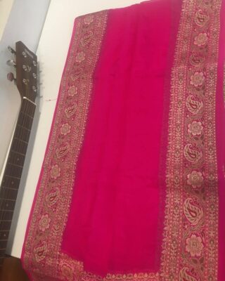 Exclusive Georgeete Sarees With Blouse (16)