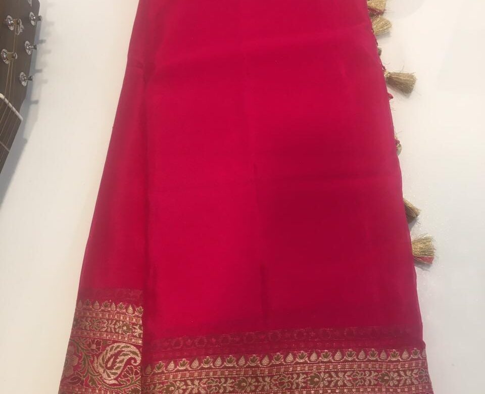 Exclusive Georgeete Sarees With Blouse (17)