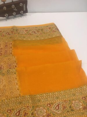Exclusive Georgeete Sarees With Blouse (18)