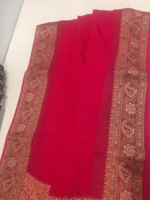 Exclusive Georgeete Sarees With Blouse (28)