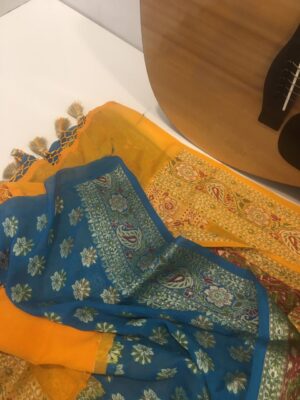Exclusive Georgeete Sarees With Blouse (8)
