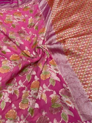 Exclusive Khaddi Georget Sarees With Blouse (5)