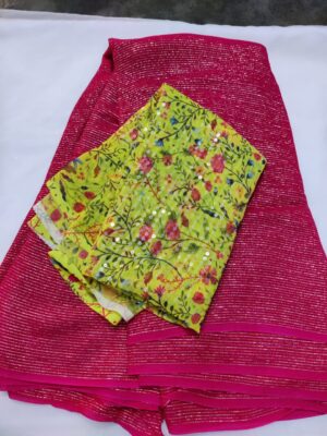 Latest And Exclusive Chinnon Sarees (12)