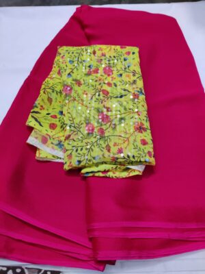 Latest And Exclusive Chinnon Sarees (3)