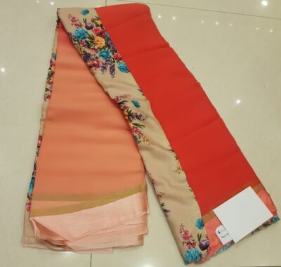 Latest Chiffon Shaded Sarees With Blouse (5)