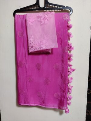Latest Collection Chinnons With Designer Blouse (100)