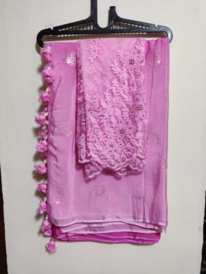 Latest Collection Chinnons With Designer Blouse (101)