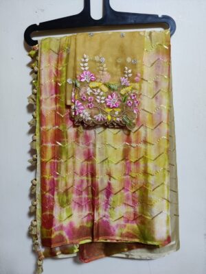 Latest Collection Chinnons With Designer Blouse (25)