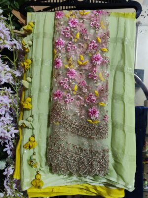 Latest Collection Chinnons With Designer Blouse (29)