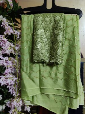 Latest Collection Chinnons With Designer Blouse (36)
