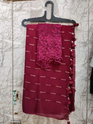Latest Collection Chinnons With Designer Blouse (37)