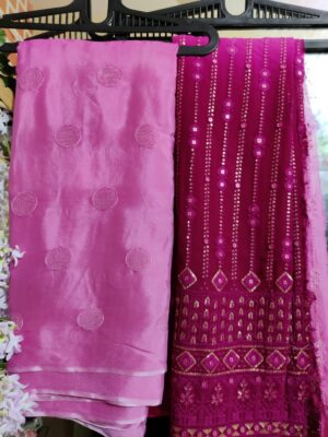 Latest Collection Chinnons With Designer Blouse (39)