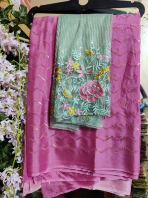 Latest Collection Chinnons With Designer Blouse (9)