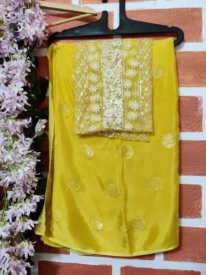 Latest Collection Chinnons With Designer Blouse (93)