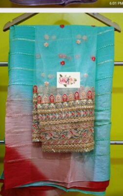 Latest Sequence Chinnon Sarees (8)