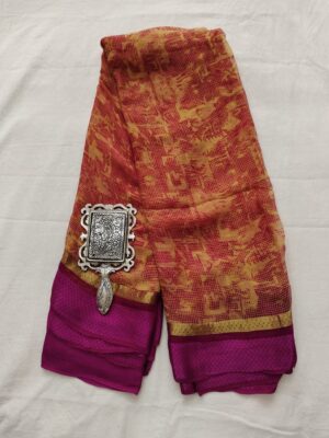 Pure Chiffon Sarees With Blouse Online (2)