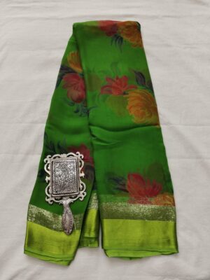 Pure Chiffon Sarees With Blouse Online (27)