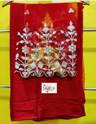 Pure Chinnon Sarees Collection With Price (4)