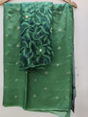 Pure Chinnon Sarees Collection With Prices (4)