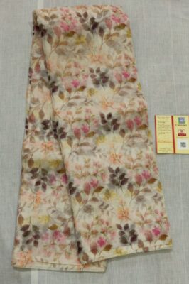 Pure Kora Printed Sarees With Out Border (3)