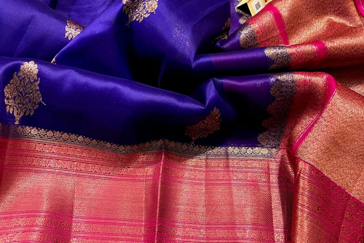 Banarasi Kora Organza Dyeable Soft Silk Saree at Rs 1,399 / Piece in Uttar  Pradesh | Huzaifa Silk Sarees