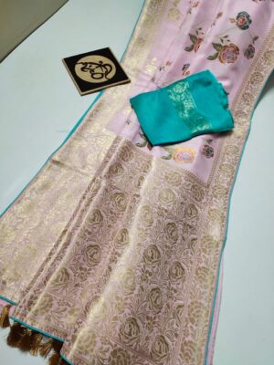 Beautiful Munga Silk Sarees With Blouse (2)