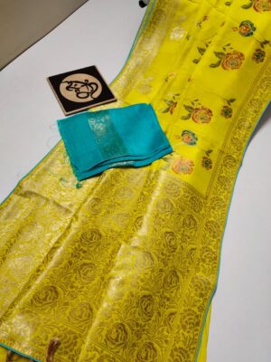 Beautiful Munga Silk Sarees With Blouse (9)