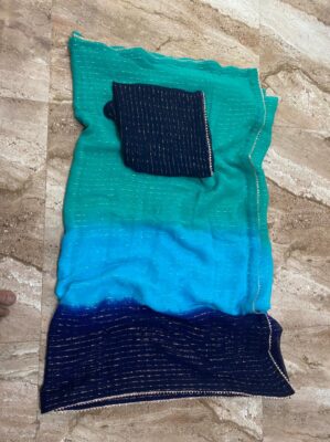Beautiful Georgette Shaded Dye Sarees (3)