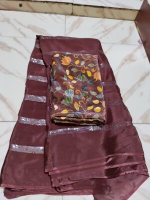 Exclusive Chinon Sequence Party Wear Sarees (25)
