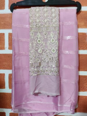 Exclusive Chinon Sequence Party Wear Sarees (38)