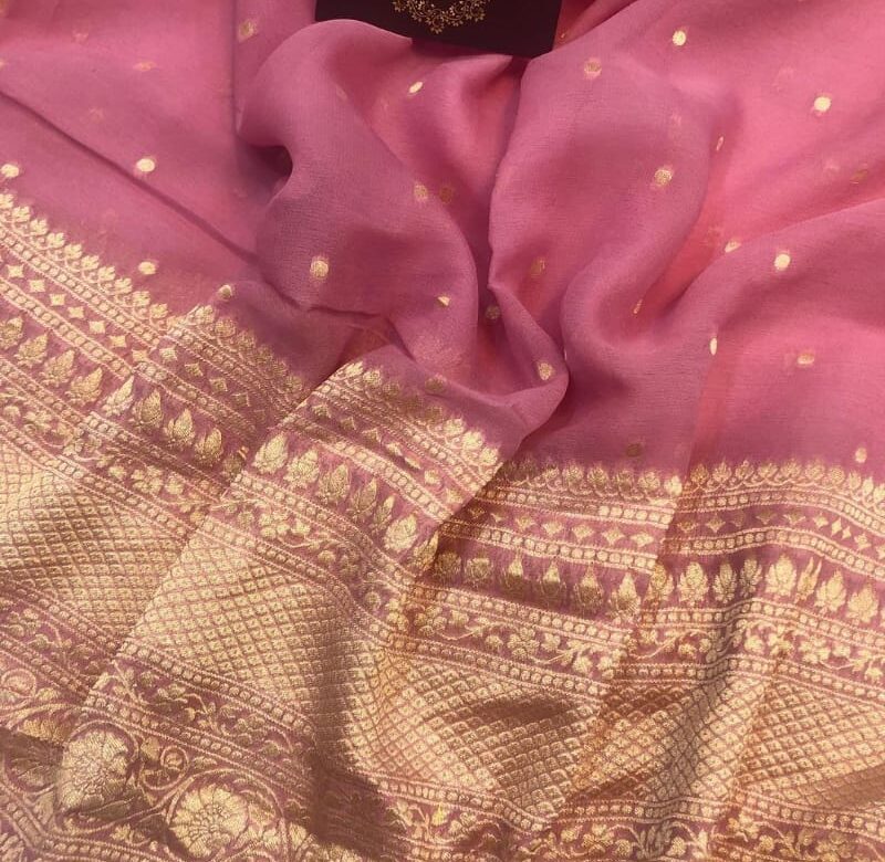 Handwoven Georgette Sarees With Price (3)