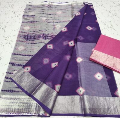 Latest Kota Silk Sarees With Bandini Design (5)