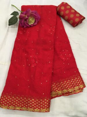 Pure Chiffon Embroided Sarees With Price (19)