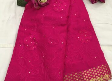 Pure Chiffon Embroided Sarees With Price (27)