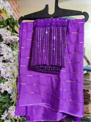 Exclusive Chinnon Sequence Sarees (16)