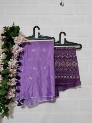Exclusive Chinnon Sequence Sarees (22)