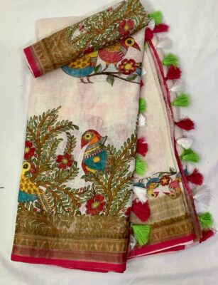 Exclusive Collection Of Linen Sarees (15)